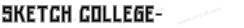 Sketch College字体转换